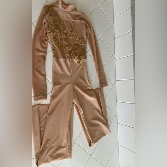 CUSTOM DANCE SOLO COSTUME SIZE 8 - Picture 3 of 4
